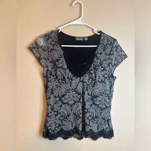 Beaded Lace Apt.9 Top